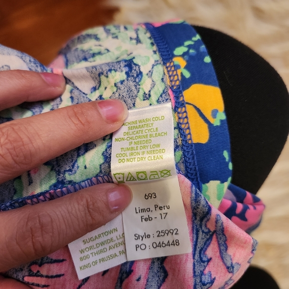 Lili pulitzer cotton dress size xs multicolor - Picture 7 of 9